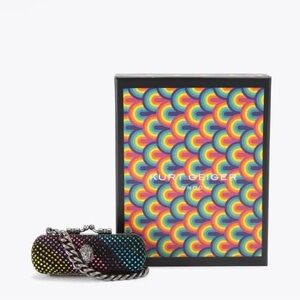 Kurt Geiger London Lipstick Holder Clutch Micro Bag. NWOT IN BOX